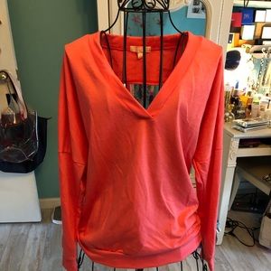 Pink open back top💗